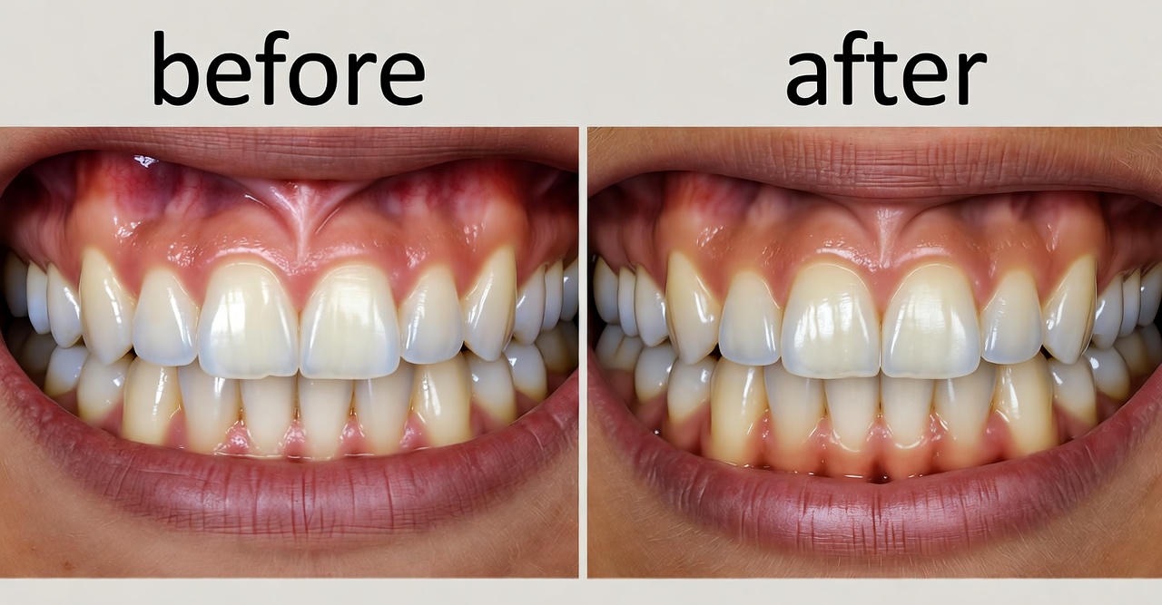 Gum Contouring Before and After 4