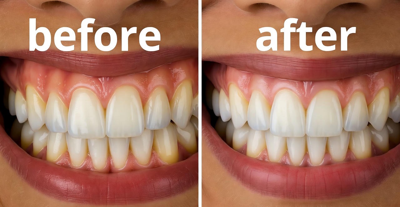 Gum Contouring Before and After 3